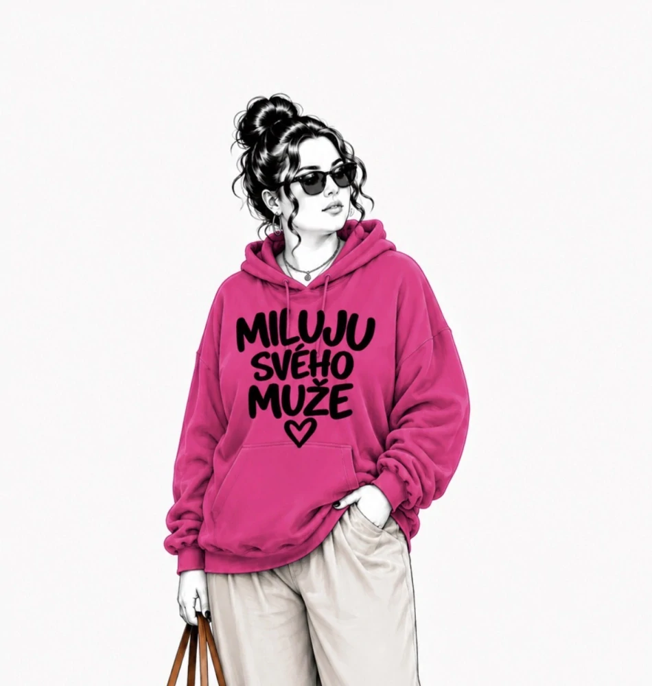 Dámská mikina MILUJU SVÉHO MUŽE ❤️