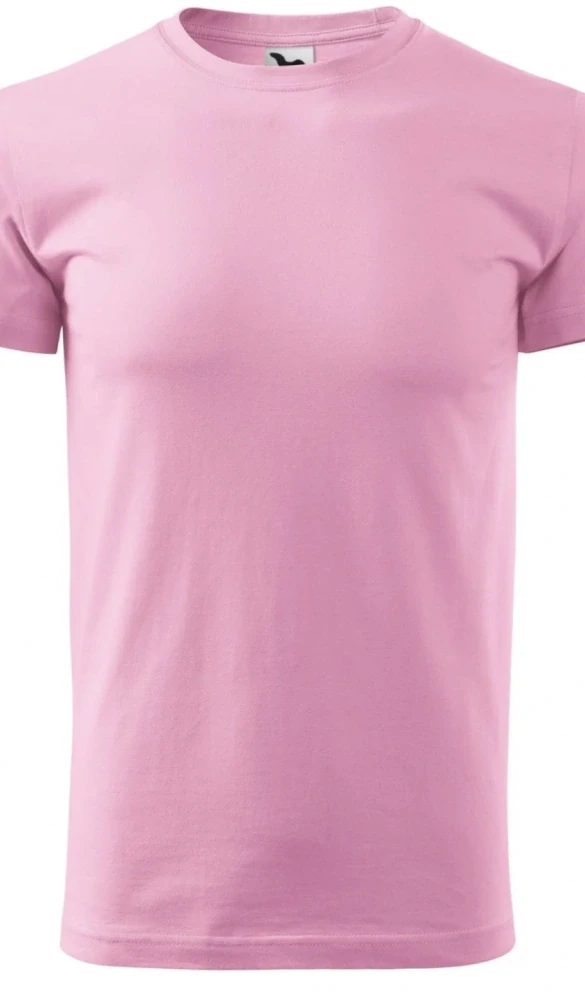 Růžové dámské tričko PLUS SIZE s vlastním motivem