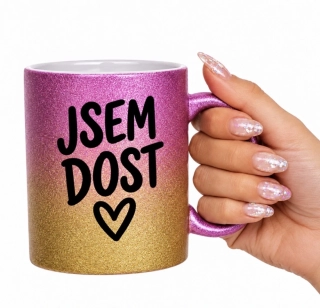 Hrnek JSEM DOST ❤️