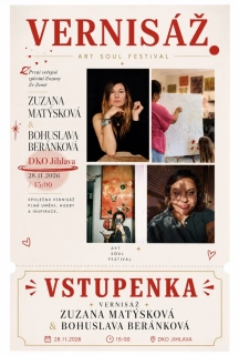Vstupenka na vernisáž Art Soul Festival – Zuzana Matýsková & Bohuslava Beránková