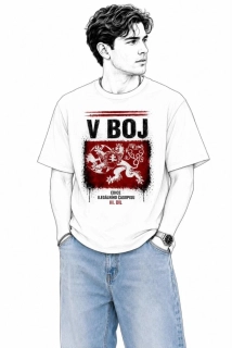 Pánské tričko s autorským motivem V BOJ