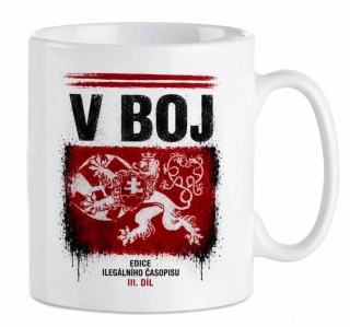 Keramický hrnek s autorským motivem V BOJ
