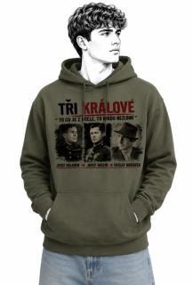 Pánská mikina s autorským motivem TŘI KRÁLOVÉ